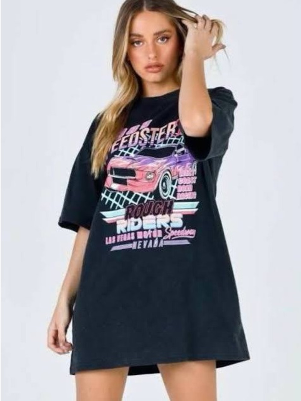 Princess Polly - Speedster Drag Riders Tee Mini Dress